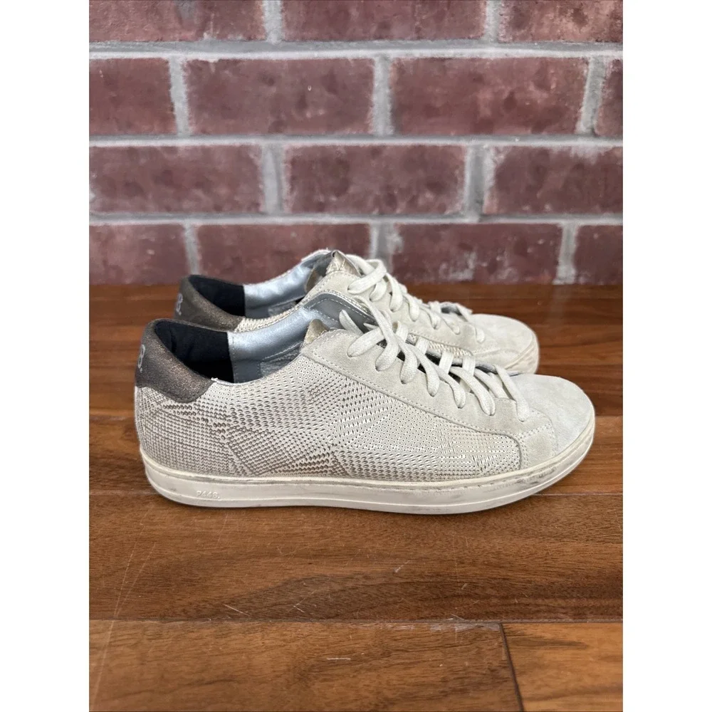 P448 John Women's Prisma Sneakers EU‎ 37 US 7 Suede Low-Top Made in Italy